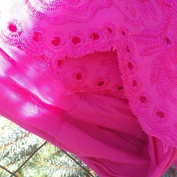 Embroidered Elastic Stretch Waist Skirt / Dress, One Size Fits Most - Picture 9 of 12